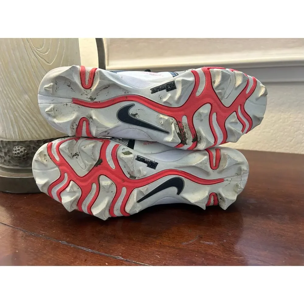 Nike Alpha Menace 3 Shark Russell Wilson Football Cleats Youth 5.5Y White Volt